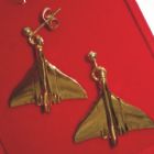 Vulcan Gold Plated Earrings
